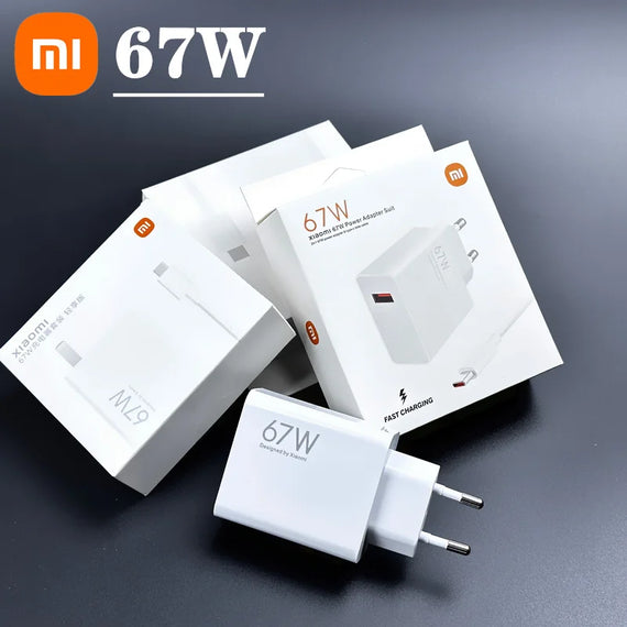 Xiaomi 67W Charger Turbo Fast Charge EU Adapter Usb Type C Cable For Redmi Note 13 Pro Mi 13 Lite K60 K60E K50 CIVI 3 2