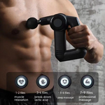 EliteEase Muscle Massager Gun | Deep Tissue Relief | 3200RPM Brushless Motor | Hot Compress | Foldable