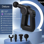 EliteEase Muscle Massager Gun | Deep Tissue Relief | 3200RPM Brushless Motor | Hot Compress | Foldable
