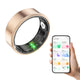 MERNEUO Smart Health Ring | Heart Rate, Blood Oxygen & Sleep Monitor | IP68 Waterproof | Titanium