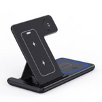 15W 3-in-1 LED Foldable Wireless Charger Stand | iPhone, iWatch & AirPods | Fast Charging
