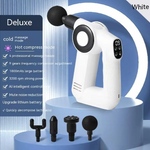 EliteEase Muscle Massager Gun | Deep Tissue Relief | 3200RPM Brushless Motor | Hot Compress | Foldable