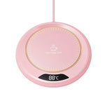 Smart Heating Coaster | 3-Gear Temperature Control | Keeps Drinks at 55°C