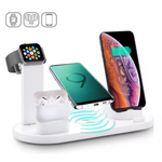 30W 7-in-1 Wireless Charging Station | Fast Qi Charger for iPhone, Apple Watch & AirPods