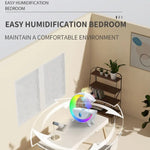 Anti-Gravity Humidifier RGB LED Desk Night Light | USB-Powered | Bedroom & Office Décor