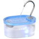 Cat Water Fountain 100oz/3L Cat Fountain Super Silent Pet Water Fountain for Cats Indoor LED Water Level Alarm Light Faucet Cat Fountain with Quiet Pump for Cats Dogs BPA-Free Easy Clean-Blue