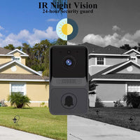 Smart Wireless WiFi Doorbell Intercom Video Camera Door Ring Bell Chime Security