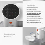 Cordless Pet Water Fountain | Rechargeable | Smart Low-Water Alerts | Quiet & Easy to Clean