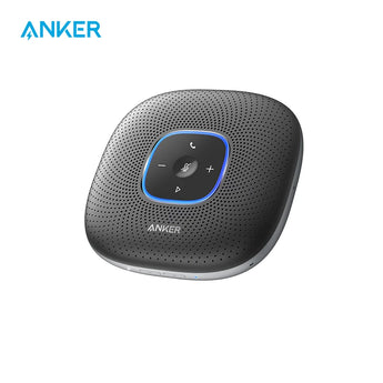 Anker PowerConf Bluetooth Speakerphone conference speaker with 6 Microphones, Enhanced Voice Pickup, 24H Call Time