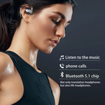 Bluetooth Smart Translation Earbuds | Real-Time Two-Way Translation | Travel & Business