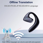 Bluetooth Smart Translation Earbuds | Real-Time Two-Way Translation | Travel & Business
