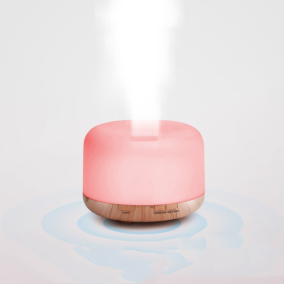 Smart WiFi Humidifier 500ml | App-Controlled | RGB Mood Light | Quiet | Tuya Compatible