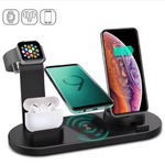 30W 7-in-1 Wireless Charging Station | Fast Qi Charger for iPhone, Apple Watch & AirPods
