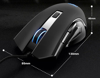 T19 Wired Gaming Mouse | 6-Button USB | Ergonomic Design for PC & E-Sports