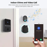 Smart WiFi Video Doorbell | HD Camera | Two-Way Audio | Motion Alerts | Wireless Intercom