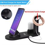 30W 7-in-1 Wireless Charging Station | Fast Qi Charger for iPhone, Apple Watch & AirPods