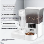 Smart Dual-Bowl Pet Feeder | WiFi Video Monitoring | Timed Portions | 5L Capacity | Cats & Dogs