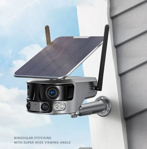 Solar Wireless Security Camera | 1080P HD | 360° Pan-Tilt | Motion Detection | IP65 Weatherproof