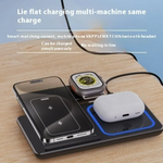 15W 3-in-1 LED Foldable Wireless Charger Stand | iPhone, iWatch & AirPods | Fast Charging