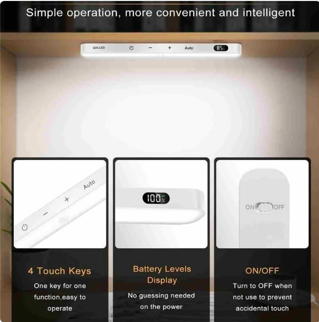 SmartGlow Motion Sensor Cabinet Light | Battery-Powered | 1m–5m | Hands-Free Closet & Kitchen Lighting