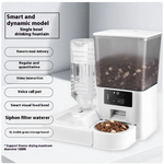 Smart Dual-Bowl Pet Feeder | WiFi Video Monitoring | Timed Portions | 5L Capacity | Cats & Dogs