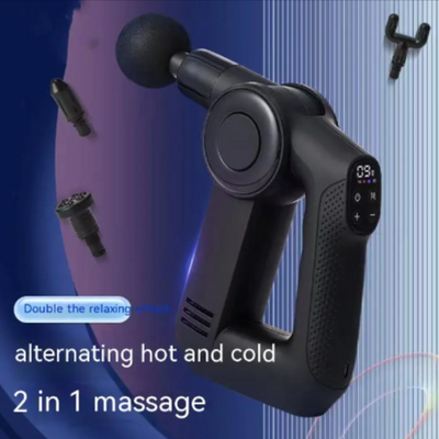 EliteEase Muscle Massager Gun | Deep Tissue Relief | 3200RPM Brushless Motor | Hot Compress | Foldable