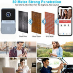 Smart WiFi Video Doorbell | HD Camera | Two-Way Audio | Motion Alerts | Wireless Intercom